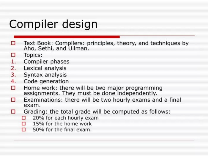 Compiler Design